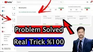 Re Enable Disable Monetization Youtube | Disabled Adsense Problem Solved | Monetization Tab Disabled