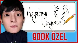 I'M DRAWING MY LIFE!!! (900K SPECIAL & WHAT DID I DRAW!!!)