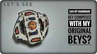 Hand made Dragoon Beyblade Review can it compitate with real beys?🤔 let's see