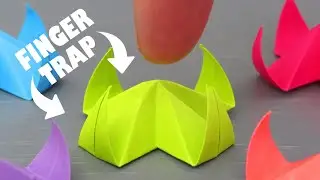 CÓMO HACER UNA TRAMPA PARA DEDOS | Muy Fácil | Origami DIY