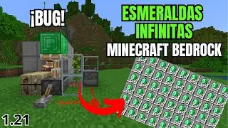 Granja de ESMERALDAS (BUG) para Minecraft Bedrock 1.21