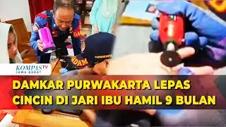 Gunakan Gerinda Mini, Damkar Lepas Cincin di Jari Ibu Hamil