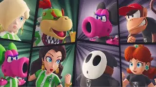 Mario Strikers Battle League: *ALL DLC CHARACTERS!!* [Bro and Sis]