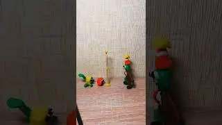 растения против зомби из пластилина кукурузапульта