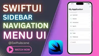 🚀 SwiftUI Sidebar Navigation  Modern & Stylish Menu UI! 📱💡
