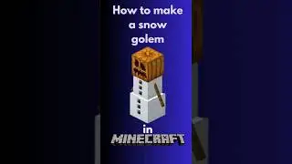 How to make a snow golem in Minecraft #gaming #minecraft #gamingtips #minecrafttipsandtricks