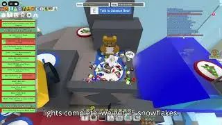 Bee Swarm Simulator - Finishing Science Bear's Beesmas Lights