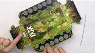 Мк Коробочка в виде танка с шаблоном!