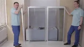 Сборка душевой кабины Erlit 4515TP-C3, 4515TP-C3, 4517TP-C3, 4517TP-C4