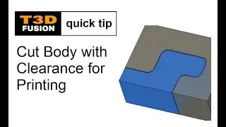 Fusion Tip Cut Body with Clearance for Printing