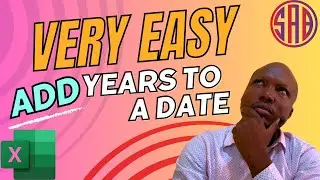 🔥Master Date Calculations in Excel: Add Years Easily with DATE & EDATE Functions 💕❤️
