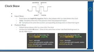 Course : Systemverilog Verification 2 : L4.1 : Clocking Blocks in Systemverilog
