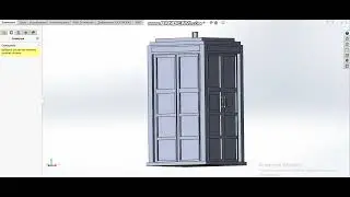 3D model Police box / Tardies. 3D Printer. / Doctor who.
