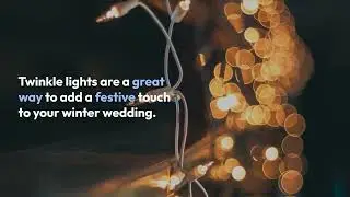Best Outdoor Winter Wedding Ideas