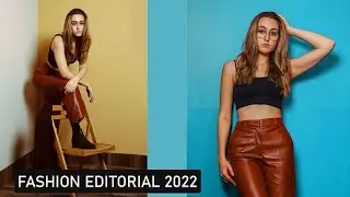 Fashion Editorial 2022 using Godox AD 360 ii| Take great Fashion portrait using single light
