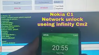 Nokia C1 Network unlock useing infinity Cm2