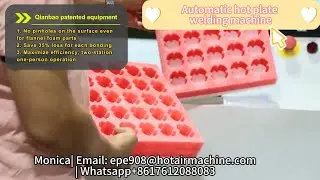 Save 35%loss for each bonding|Newest automatic hot plate welding machine for Expandable Polyethylene
