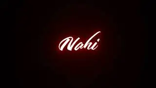 🥀 Tu Menu Bul Gai || new hindi black screen status video || Rakesh _Creation