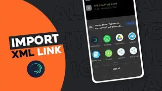 How to import XML Project | Files Into Alight Motion || XML Project File Share | The Crazy AB 🔥