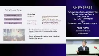 UNSW SPREE 202310-31 Kenji Araki - Pathway for Fair and Scientific Rating to Solar Cars