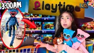 convierto MI CASA en la JUGUETERÍA POPPY PLAYTIME! 🛒 HUGGY WUGGY y  KISSY MISSY peluche maldito real