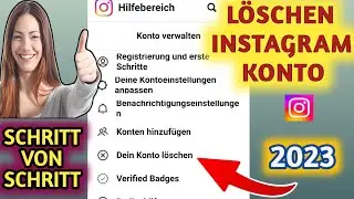 wie kann man instagram account löschen 2023