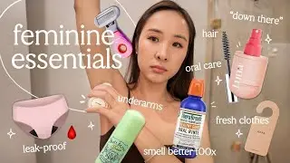 My PERIOD + feminine HYGIENE routine 👀 *secrets nobody tells you*