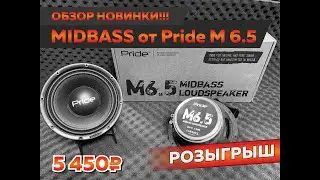 Обзор и прослушка на очередную новинку от компании Pride!!!Долгожданные Мидбасы M6.5"