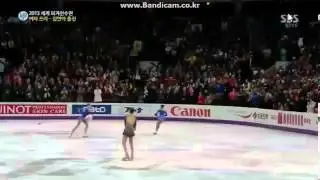 Yuna Kim 2013 World Championship -FS  Les Miserables