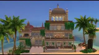 Mediterranean Palace | Aphrodite & Ares | TheSims4 | Greek-Egyptian Style | No CC | Stop Motion