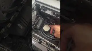 1 minute guide on mounting the AIO radiator