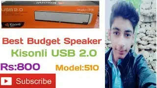 Best Budget Speaker (kisonli) Unboxing+Review in hindhi/urdu