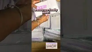 They are HERE!😍😍 ASMR#slimwallets #shorts