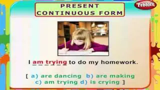 Present Continuous Form | English Grammar Exercises For Kids | English Grammar For Children