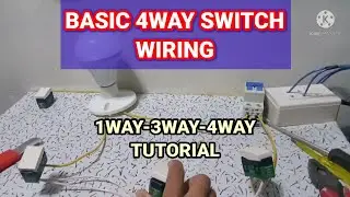 Basic Wiring 3way & 4way Switch | How to Wiring 3way & 4way Switch