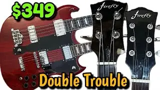Double Neck Sg?? Bass Guitar And 6 String All In One!! Jimmy Page Would Love This Thing!!