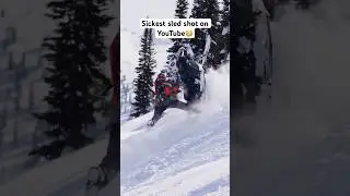 Sickest snowmobile video on YouTube [gotta watch] #skidoo #insane #snowmobiling #trending #shorts