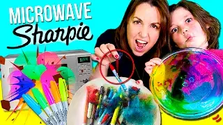 DON'T MICROWAVE SHARPIES! 💥  What HAPPENS when you MICROWAVE Sharpies? 🖍