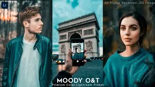Moody Orange teal lightroom mobile preset tutorial | orange lightroom preset | lightroom presets
