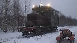Покатушки на дрезине в районе Рязановки (11.2007)