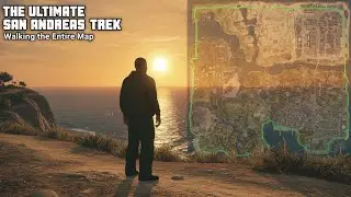 How much time does it take to walk AROUND GTA San Andreas map?