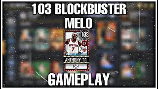 103 OVR BLOCKBUSTER CARMELO ANTHONY GAMEPLAY! NBA Live Mobile 20
