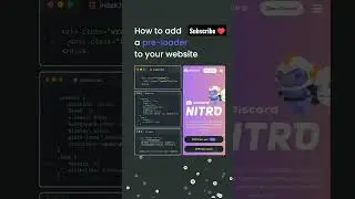How to add a pre-loader to your website Using Html and CSS || The Indian Coder