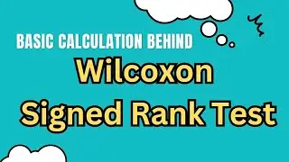Wilcoxon Signed Rank Test - Basic calculation