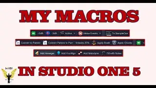 YYBY | MY MACROS in Studio One 5