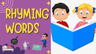 Learn Rhyming Words| Teaching the Rhyming Words | Rhyming Words For Kindergarten