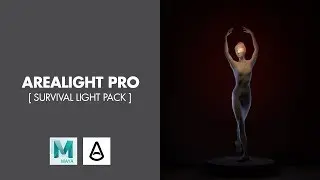 Autodesk Maya - Arnold | Dramatic Lighting Using Survival Light Pack