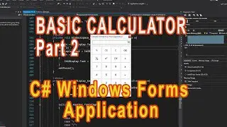 Standard Calculator Part 2 | C# Windows Forms Application | Tutorial