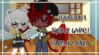 Cuando Devil Tiene Que Ganarle Un Premio A Angel xd || Gacha Club