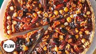 How to Make Caramel For This Delectable Fig and Caramel Nut Tart | F&W Cooks | Food & Wine
